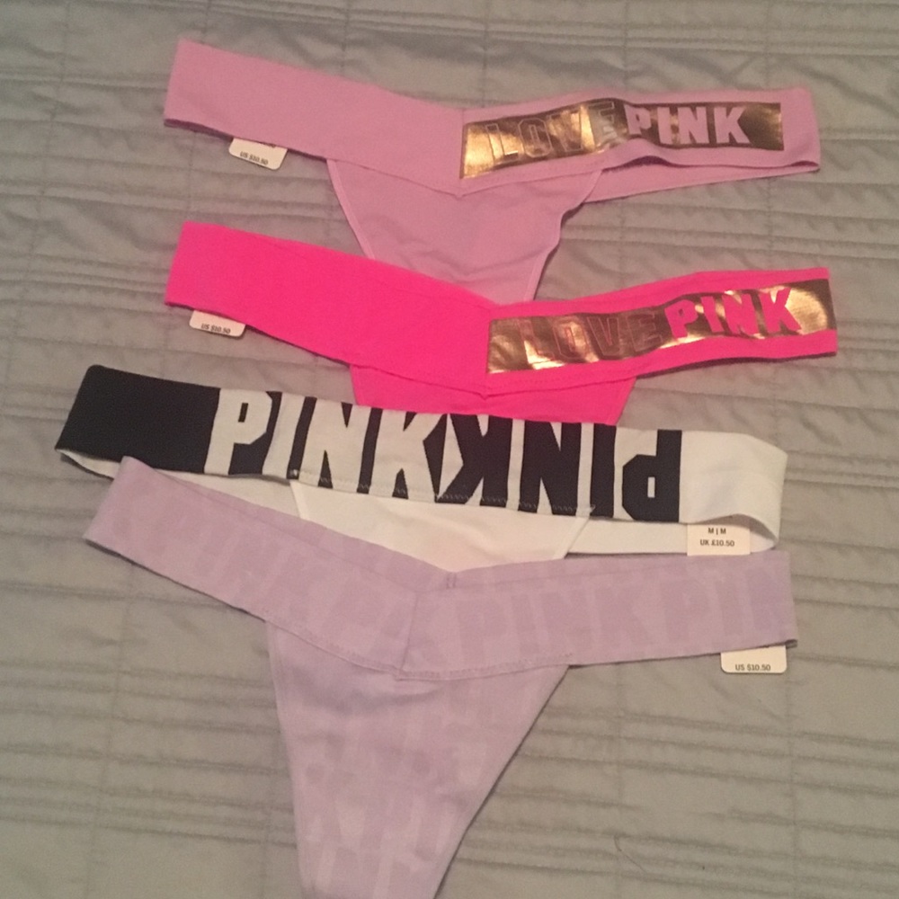Size M Victoria’s Secret Seemless Thongs NWT